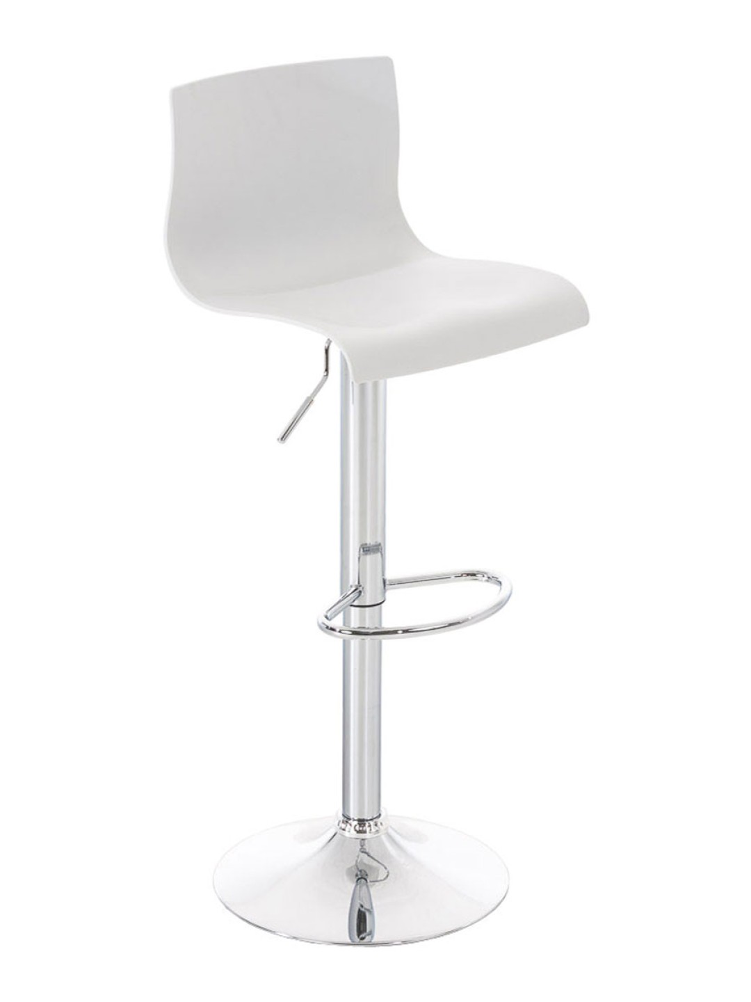Banqueta alta Hoover C, branco