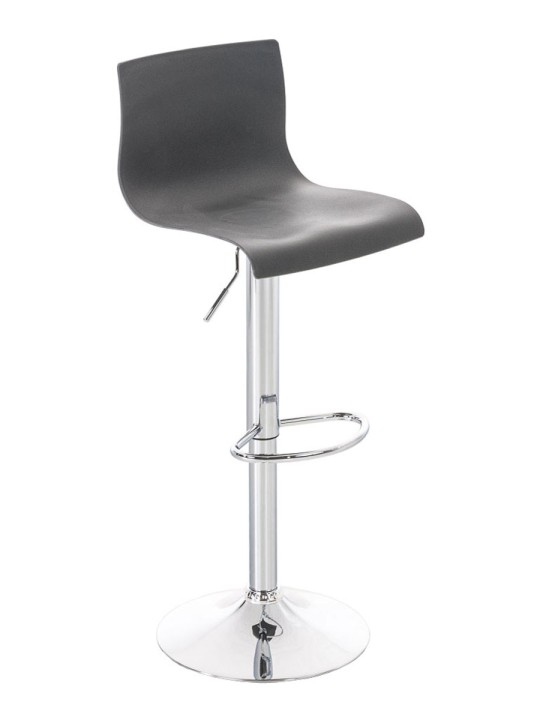 Banqueta alta Hoover C, cinza