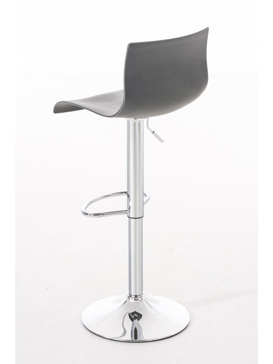 Banqueta alta Hoover C, cinza