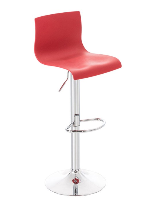 Banqueta alta Hoover C, vermelho