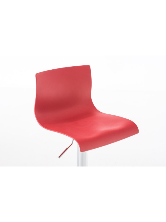 Banqueta alta Hoover C, vermelho
