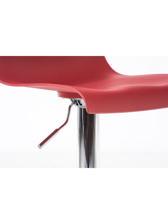 Banqueta alta Hoover C, vermelho