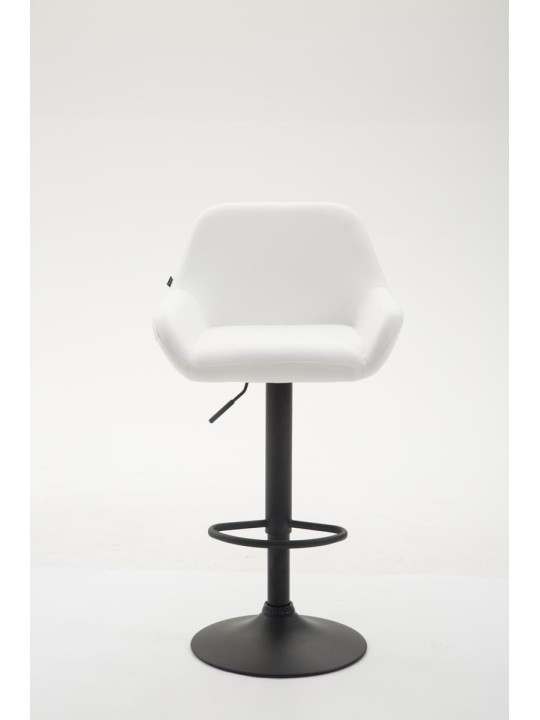 Banqueta alta Braga couro sintético B, branco