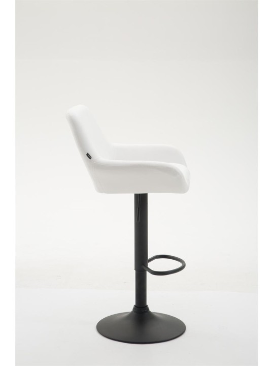 Banqueta alta Braga couro sintético B, branco