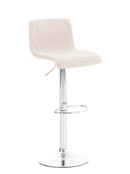 Banqueta alta Hoover tecido C, creme