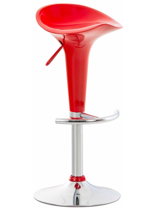 Banqueta alta Sela, vermelho