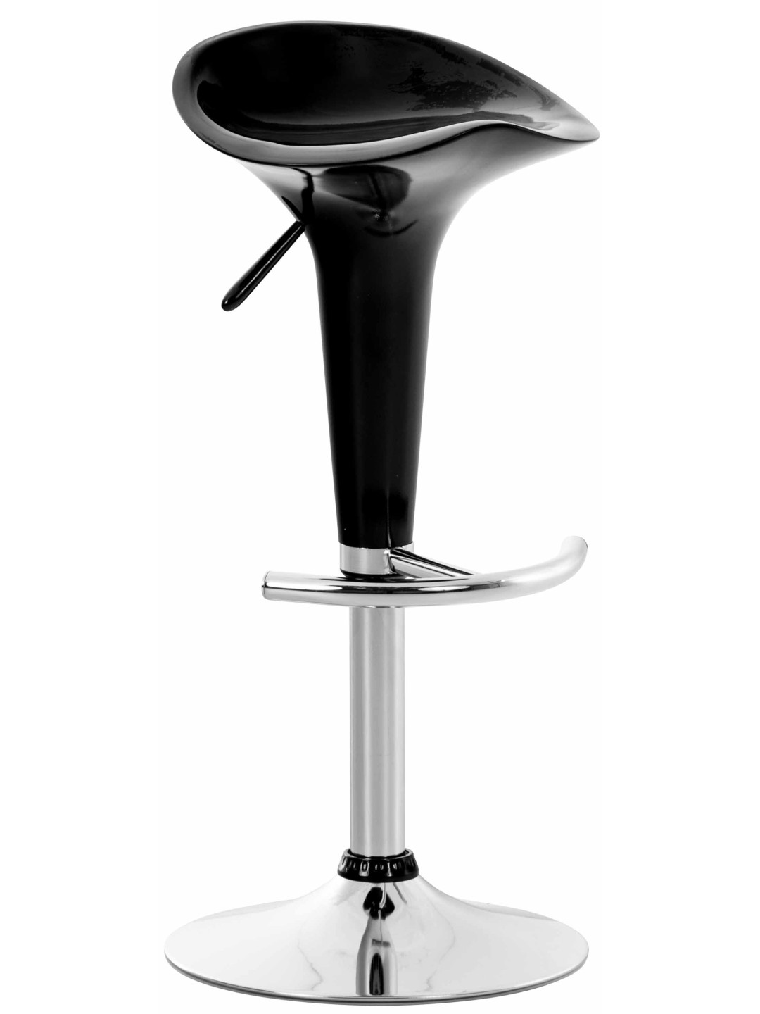 Banqueta alta Sela, preto