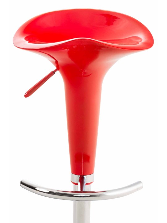 Banqueta alta Sela, vermelho