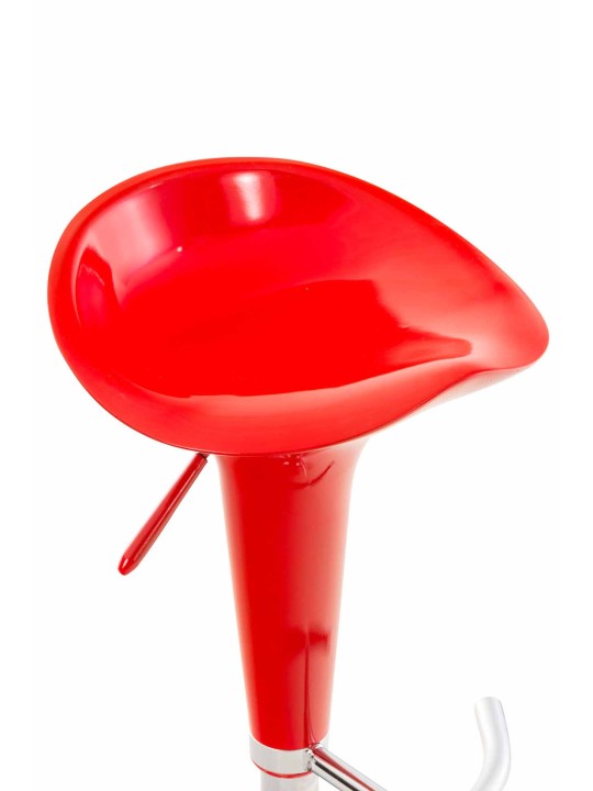 Banqueta alta Sela, vermelho