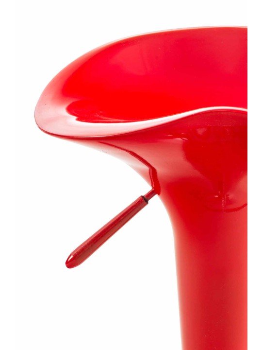 Banqueta alta Sela, vermelho