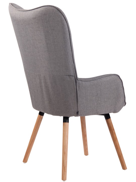 Espreguiçadeira Ashford tecido natural, cinza Espreguiçadeira Ashford tecido natural, cinza