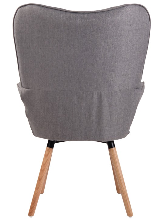 Espreguiçadeira Ashford tecido natural, cinza Espreguiçadeira Ashford tecido natural, cinza