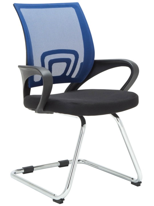 Conjunto de 2 cadeiras para visitantes Eureka, azul