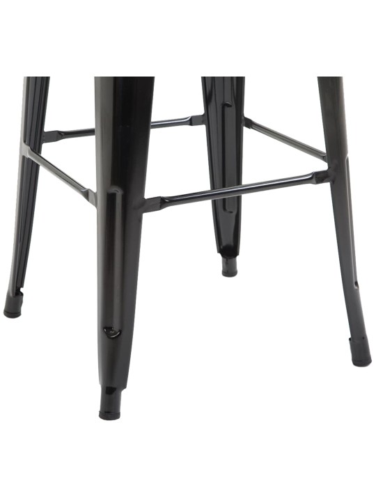 Banqueta alta Joshua V2, preto