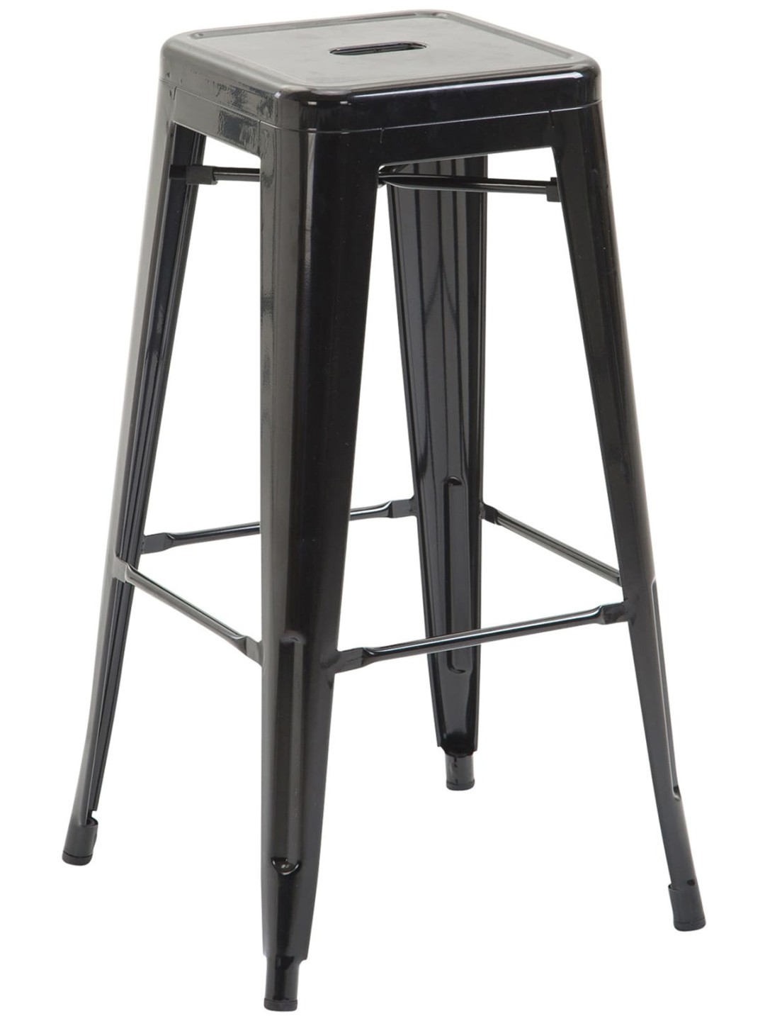 Conjunto de 2 bancos altos Joshua V2, preto