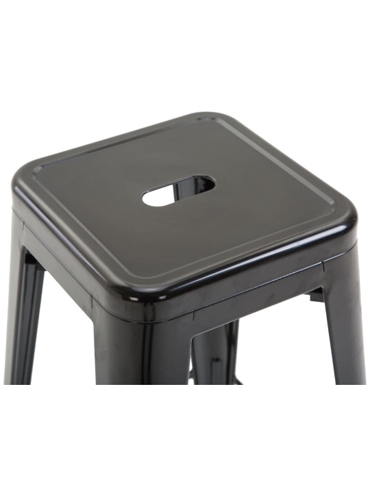 Conjunto de 2 bancos altos Joshua V2, preto