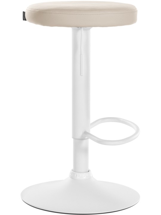 Banqueta alta Ponte couro sintético, creme Banqueta alta Ponte couro sintético, creme
