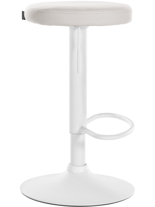 Banqueta alta Ponte couro sintético, branco Banqueta alta Ponte couro sintético, branco
