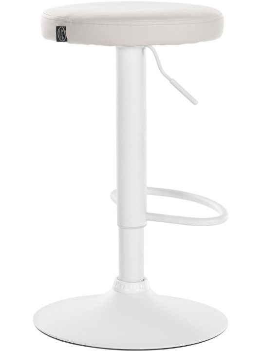 Banqueta alta Ponte couro sintético, branco Banqueta alta Ponte couro sintético, branco