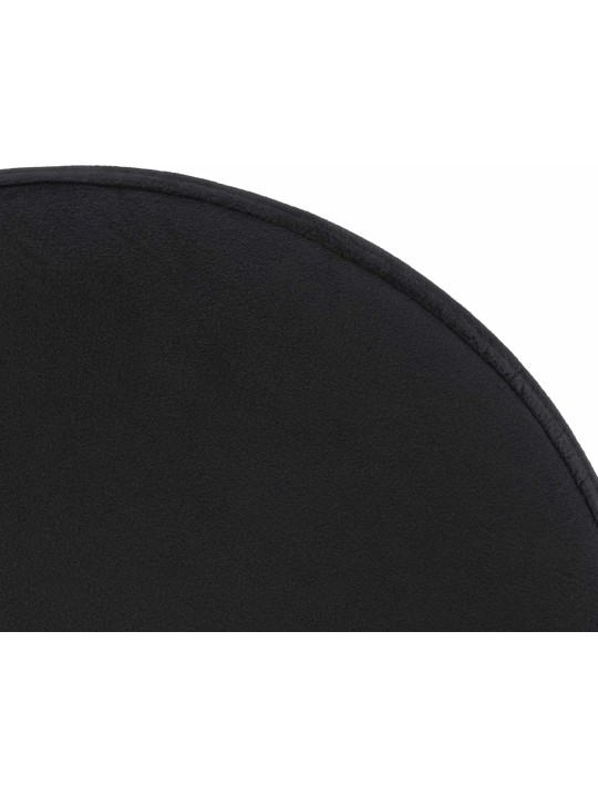 Banqueta alta Ponte veludo cromado, preto