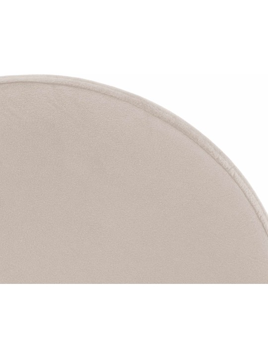 Banqueta alta Ponte veludo, creme