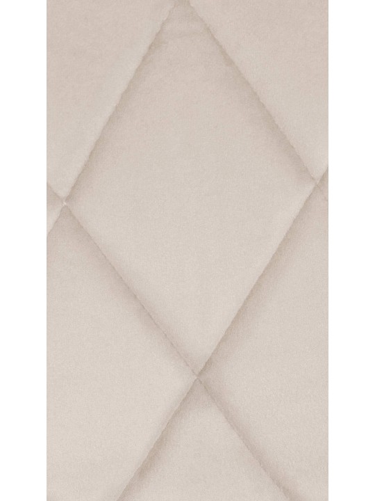 Banqueta alta Lazio veludo, creme