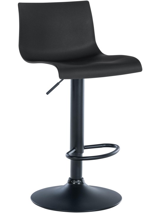 Banqueta alta Branford plástico, preto Banqueta alta Branford plástico, preto