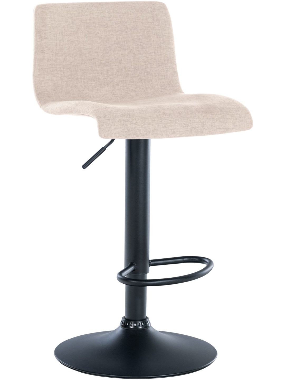 Banqueta alta tecido Branford, creme