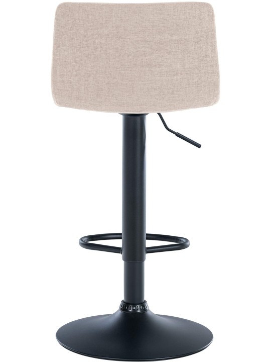 Conjunto de 2 bancos altos em tecido Branford, creme Conjunto de 2 bancos altos em tecido Branford, creme