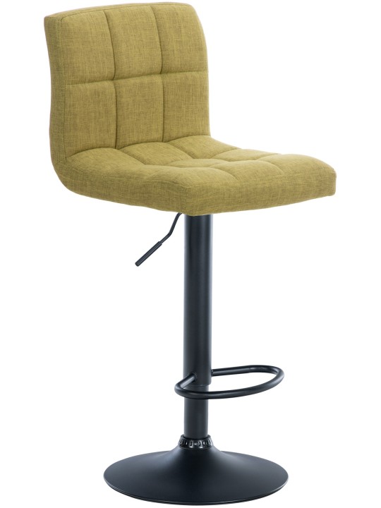 Conjunto de 2 bancos altos tecido Calma, verde claro