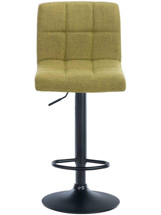 Conjunto de 2 bancos altos tecido Calma, verde claro