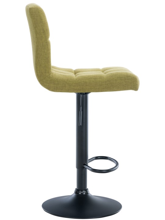 Conjunto de 2 bancos altos tecido Calma, verde claro