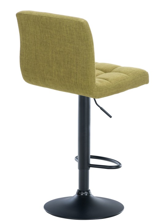 Conjunto de 2 bancos altos tecido Calma, verde claro