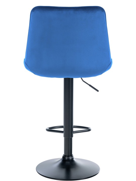 Conjunto de 2 bancos altos Toni veludo, azul Conjunto de 2 bancos altos Toni veludo, azul