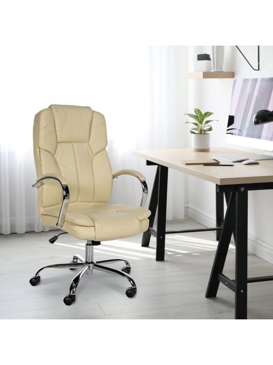 Cadeira de escritório BIG Xanthos, creme