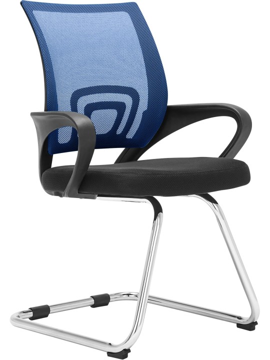 Cadeira para visitantes Eureka, azul Cadeira para visitantes Eureka, azul