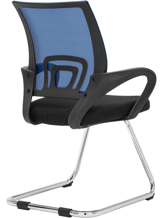Cadeira para visitantes Eureka, azul Cadeira para visitantes Eureka, azul