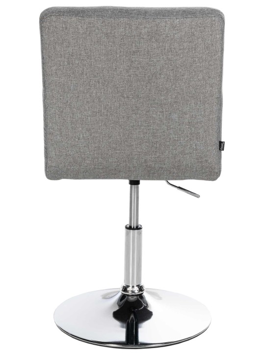 Conjunto de 2 cadeiras de jantar em tecido Elvas, cinza