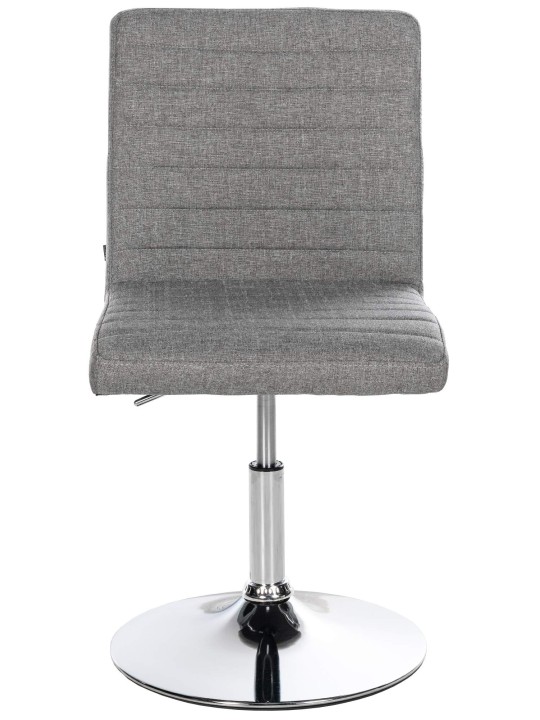 Conjunto de 2 cadeiras de jantar em tecido Elvas, cinza