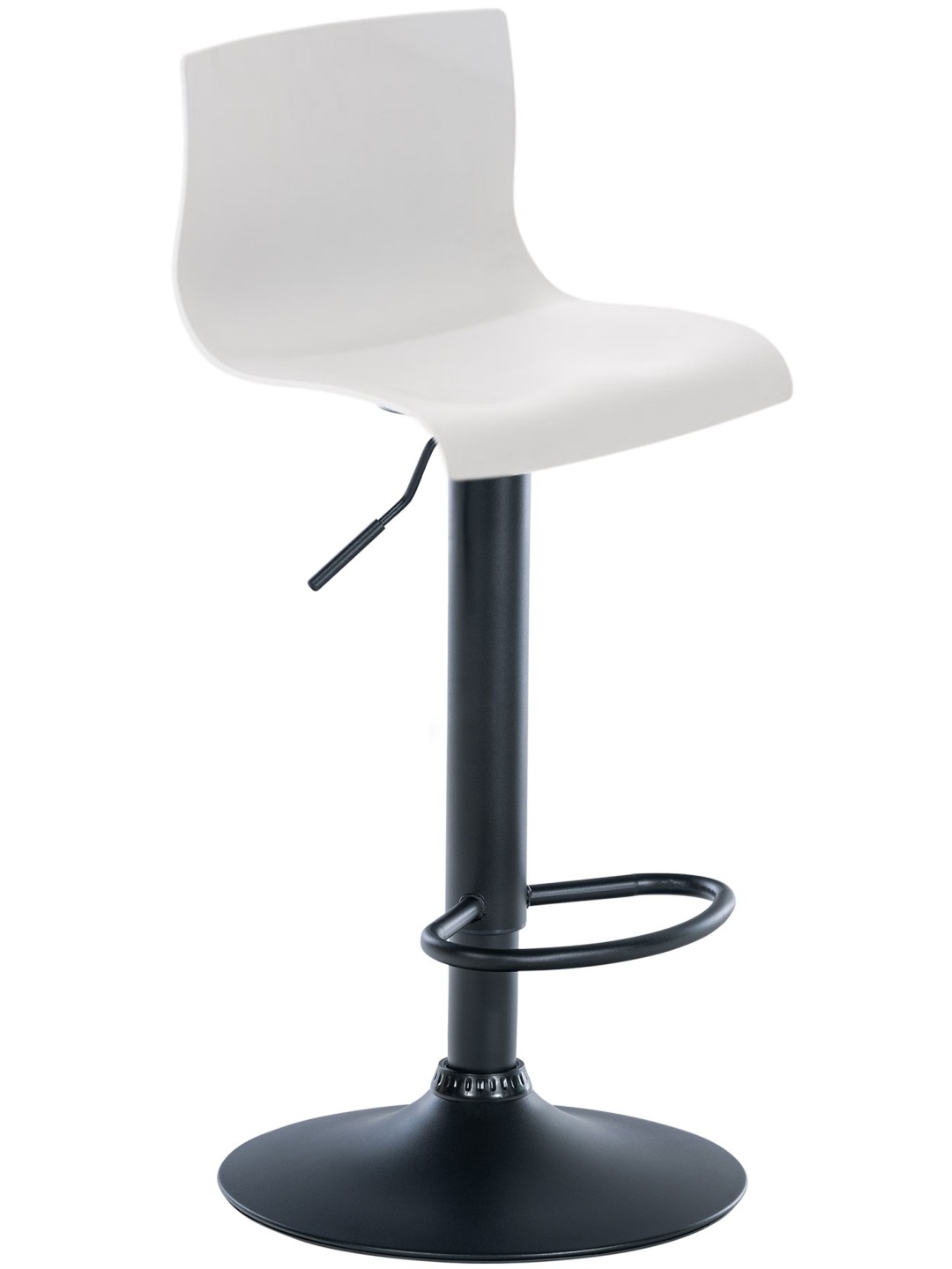 Banqueta alta Hoover B, branco