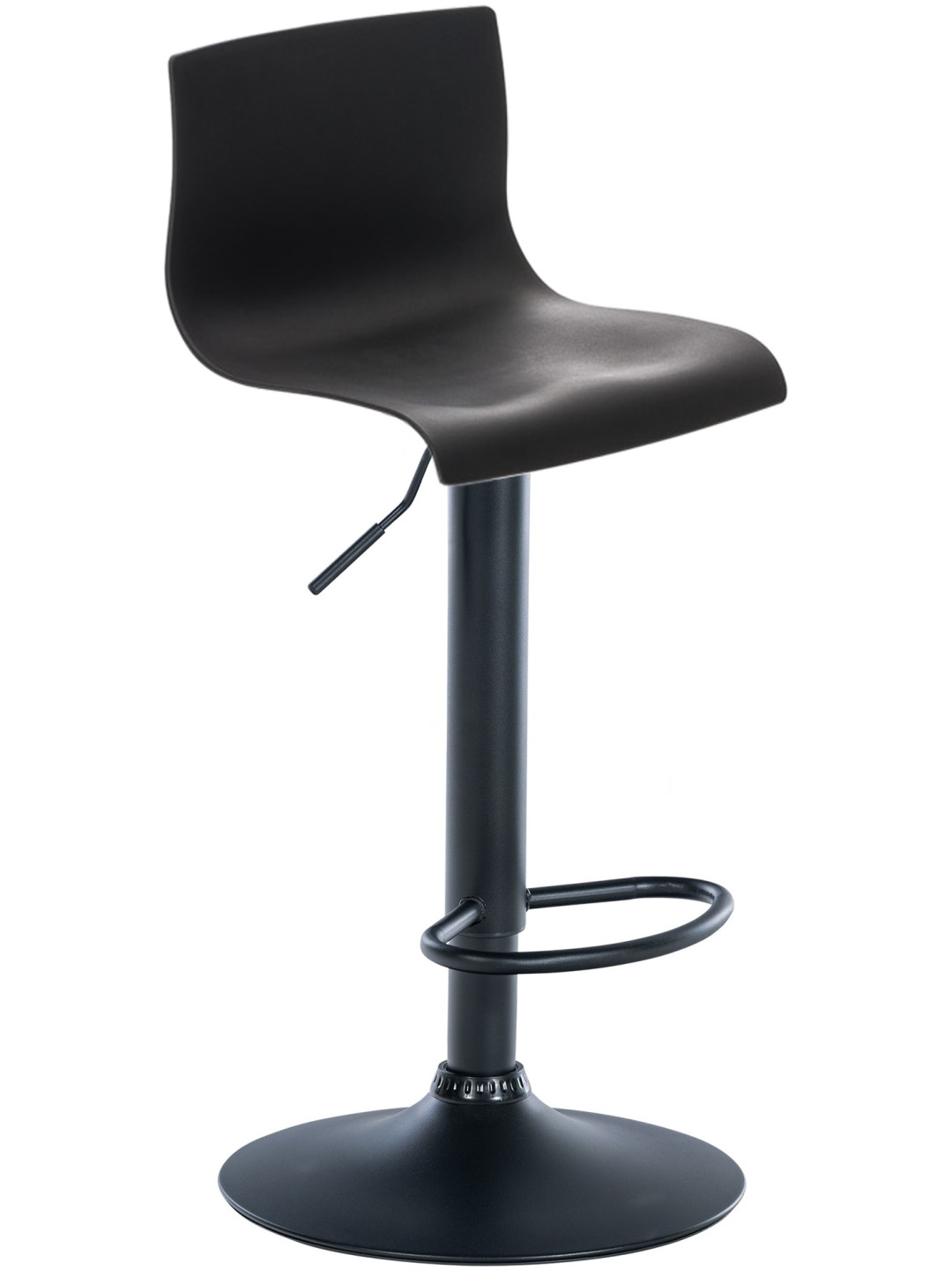 Banqueta alta Hoover B, preto