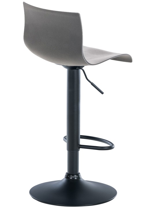 Banqueta alta Hoover B, cinza