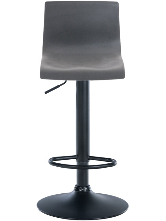 Banqueta alta Hoover B, cinza