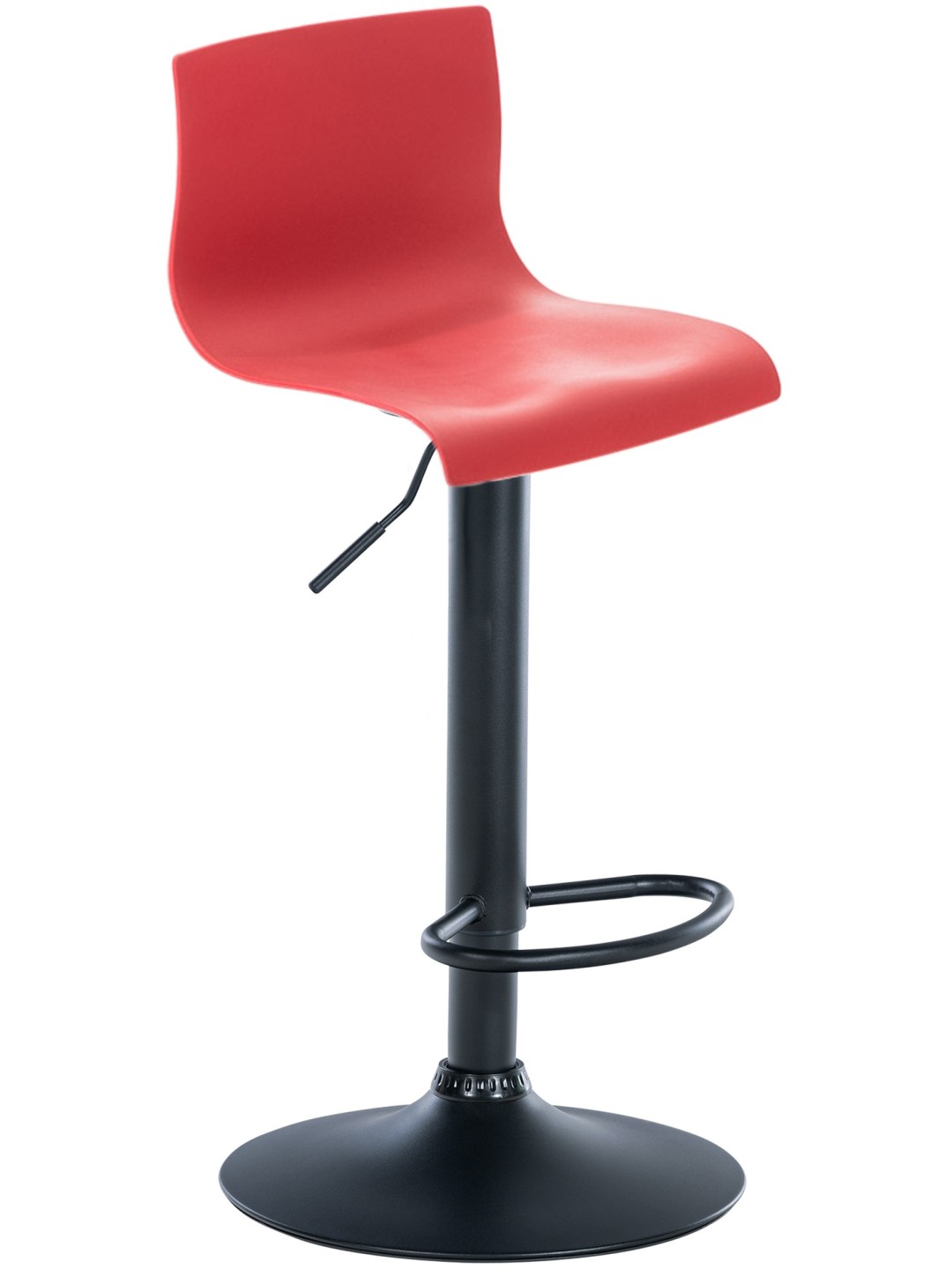 Banqueta alta Hoover B, vermelho