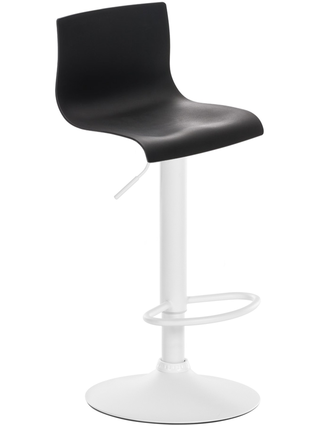 Banqueta alta Hoover W, preto