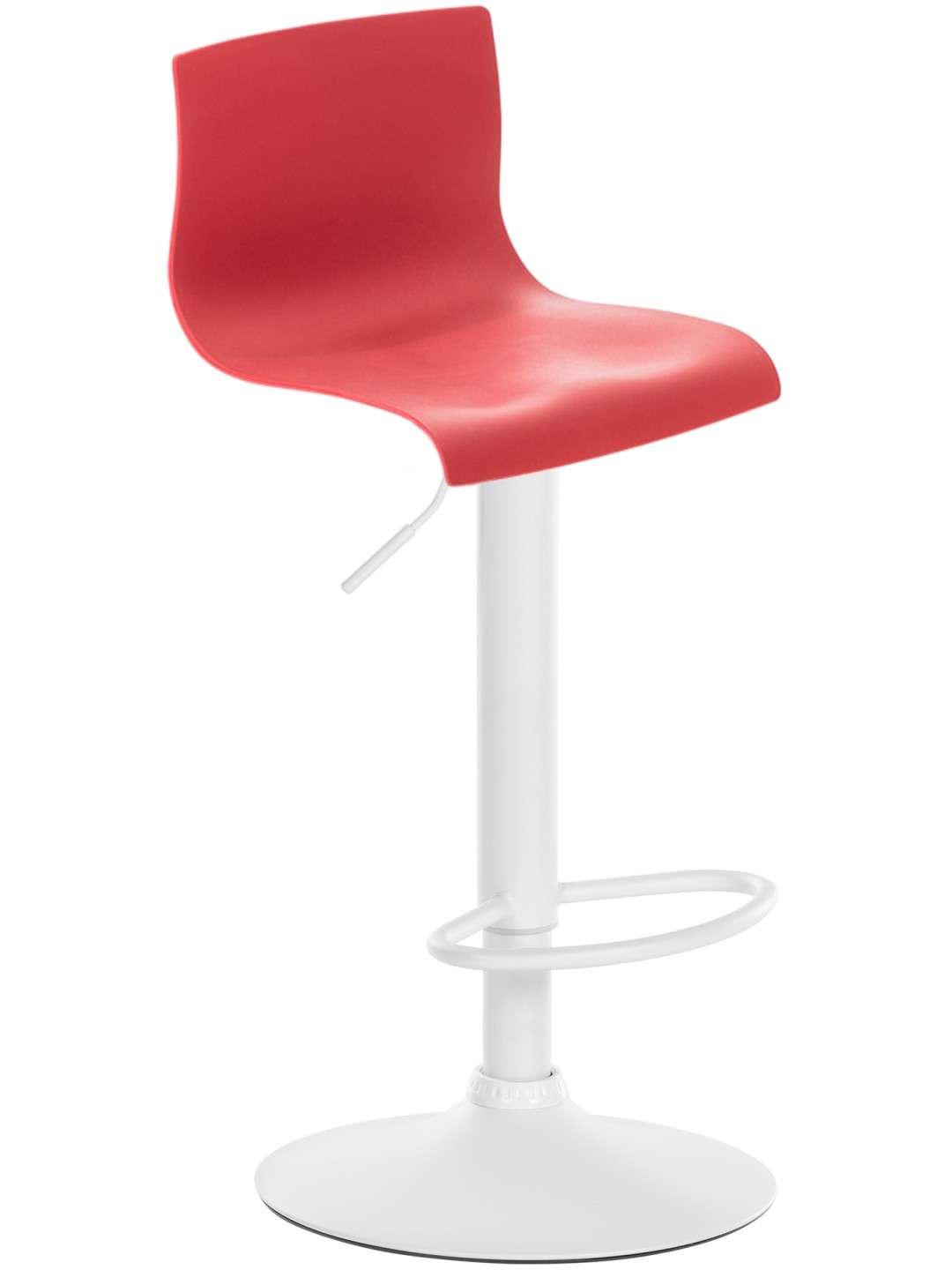 Banqueta alta Hoover W, vermelho