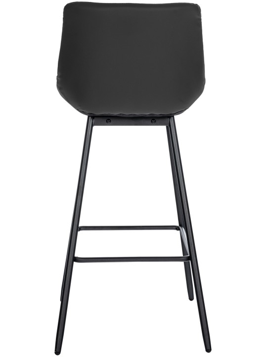 Banqueta alta Weston couro sintético, preto Banqueta alta Weston couro sintético, preto