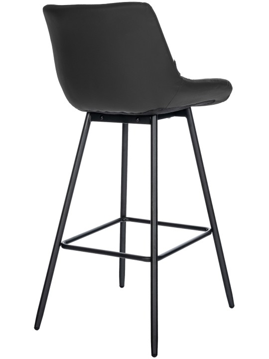 Banqueta alta Weston couro sintético, preto Banqueta alta Weston couro sintético, preto