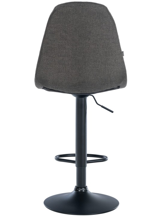Banqueta alta Elmore tecido B, cinza escuro