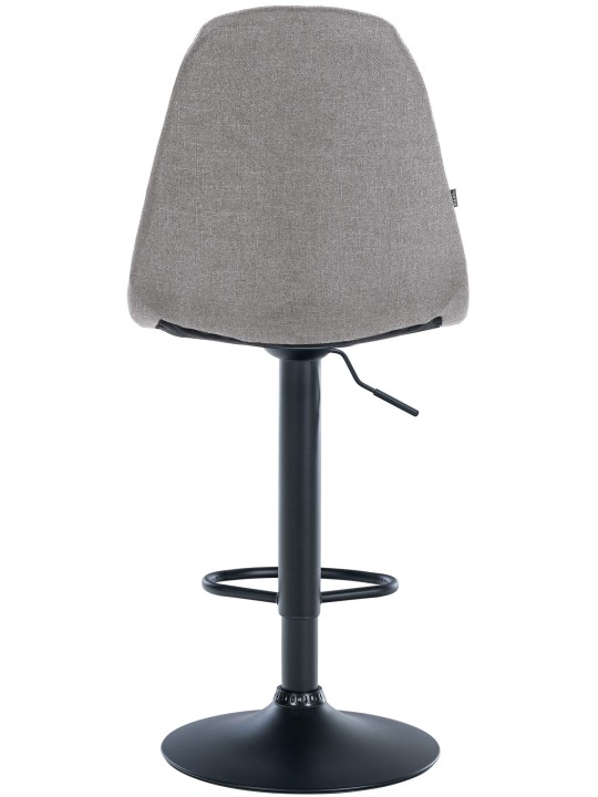 Banqueta alta Elmore tecido B, cinza